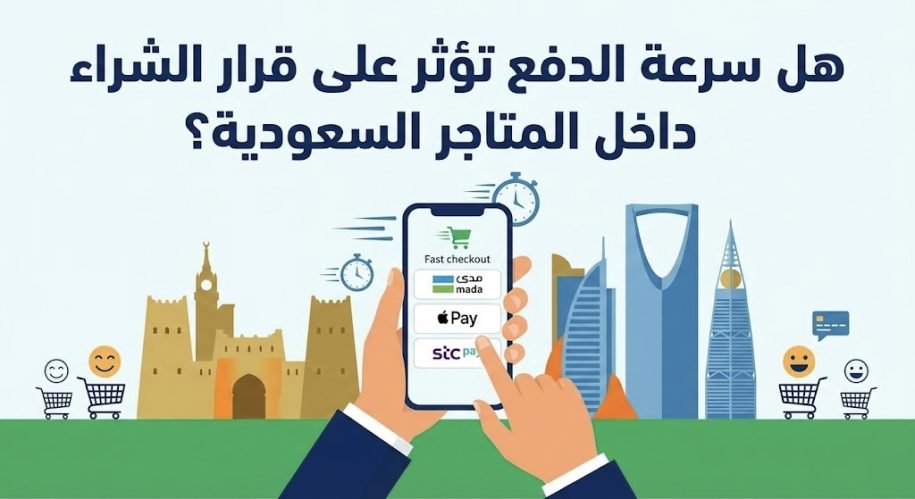 هل سرعة الدفع تؤثر على قرار الشراء داخل المتاجر السعودية؟